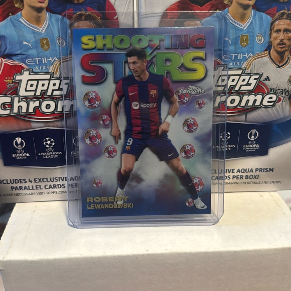 Topps Chrome UCC Champions League 23/24 Robert Lewandowski Shooting Stars
